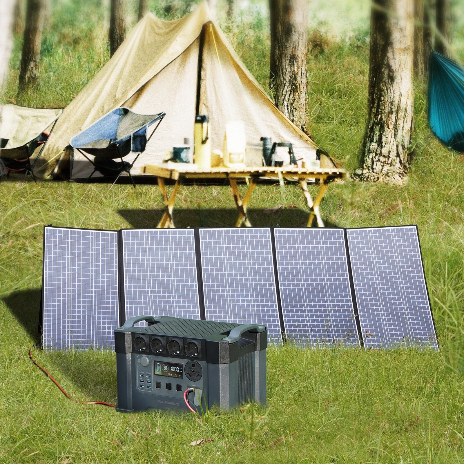 ALLPOWERS 2400W Solar Generator Kit (S2000 Pro + SP037 400W Solar Panel)