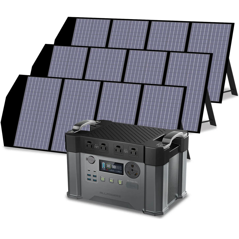 ALLPOWERS 2400W Solar Generator Kit (S2000 Pro + SP029 140W Solar Panel)