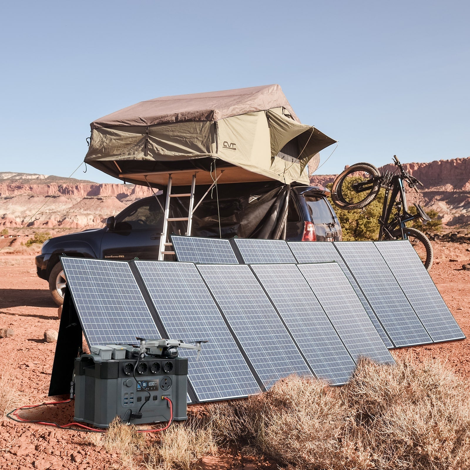 ALLPOWERS 2400W Solar Generator Kit (S2000 Pro + SP037 400W Solar Panel)