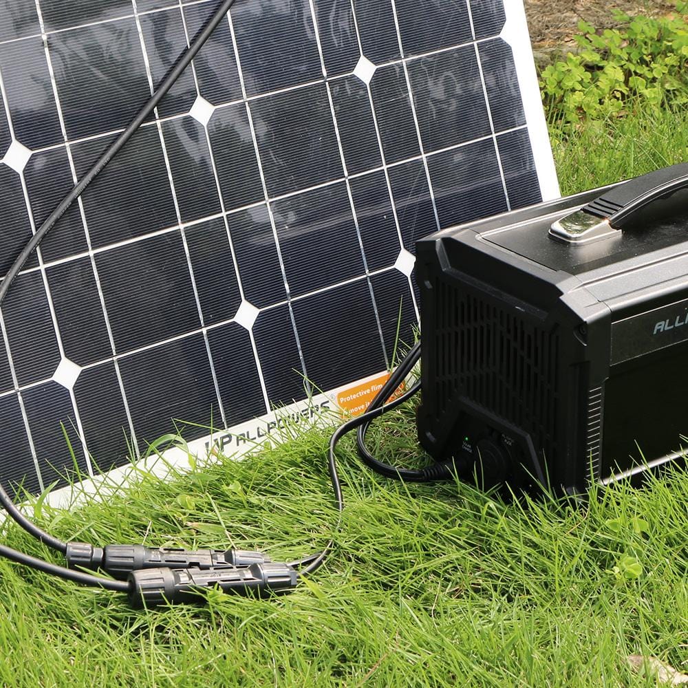 ALLPOWERS Solar Extension Cable With 5521 Connectors (1.5M 16AWG with Solar Connectors)