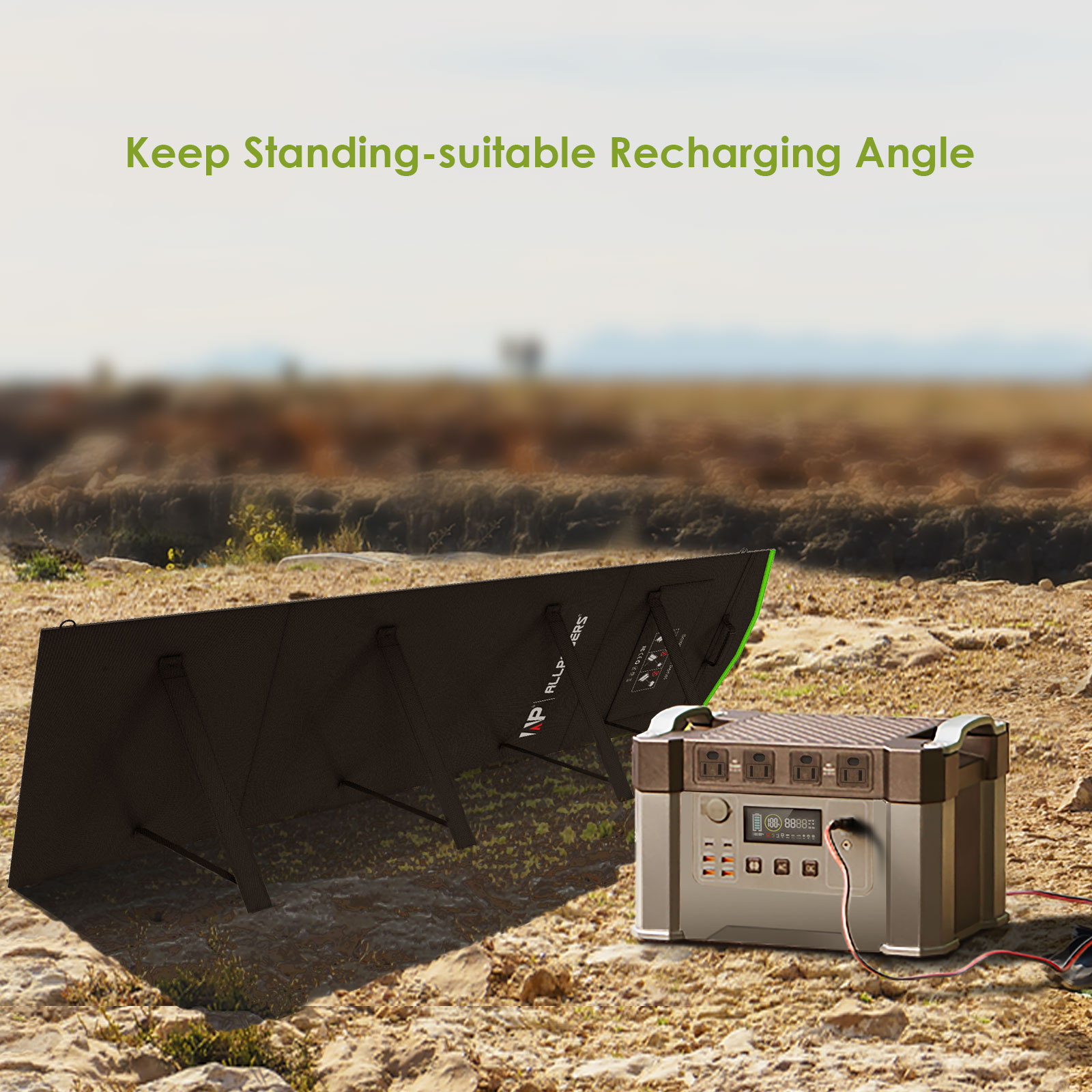 ALLPOWERS 3600W Solar Generator Kit (R4000 + SP033 200W Solar Panel)