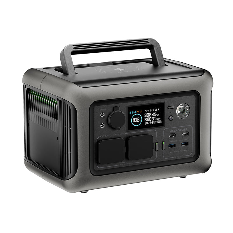 ALLPOWERS 600W Solar Generator Kit (R600 + SP029 140W Solar Panel)