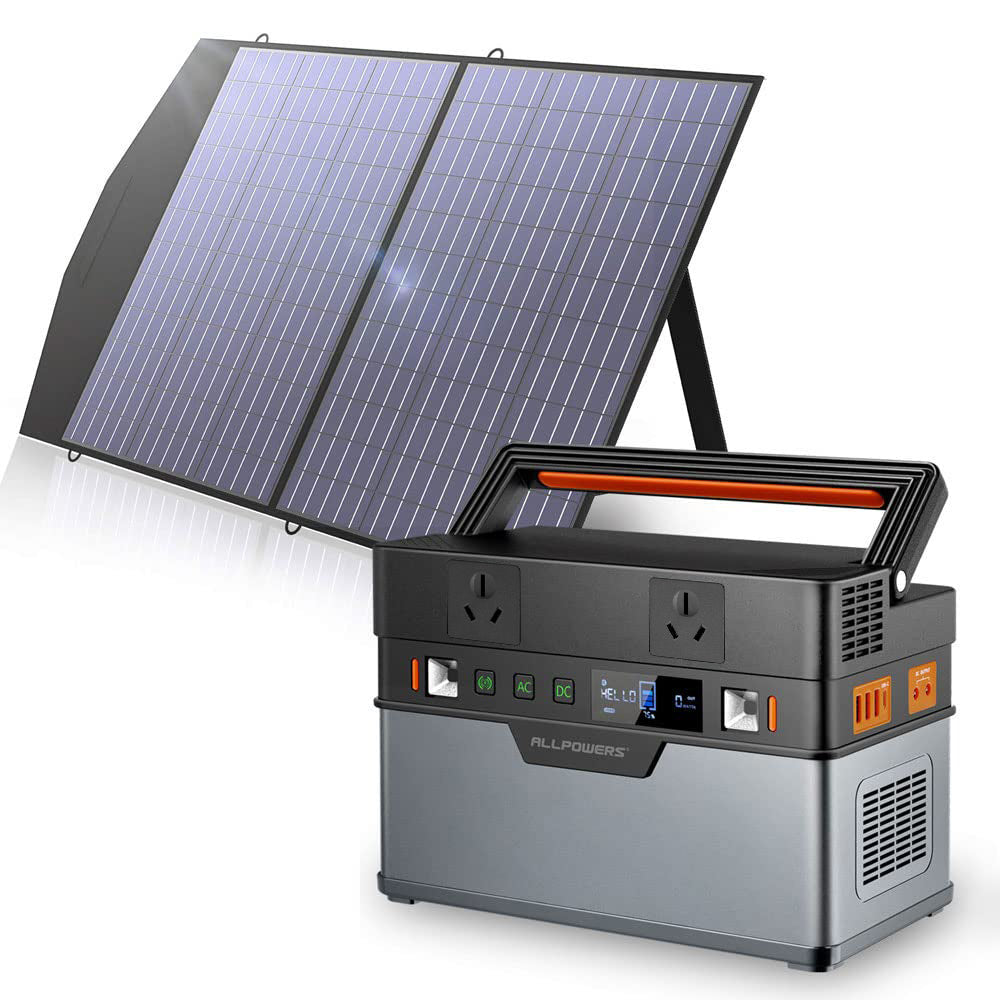ALLPOWERS 700W Solar Generator Kit (S700 + SP027 100W Solar Panel)