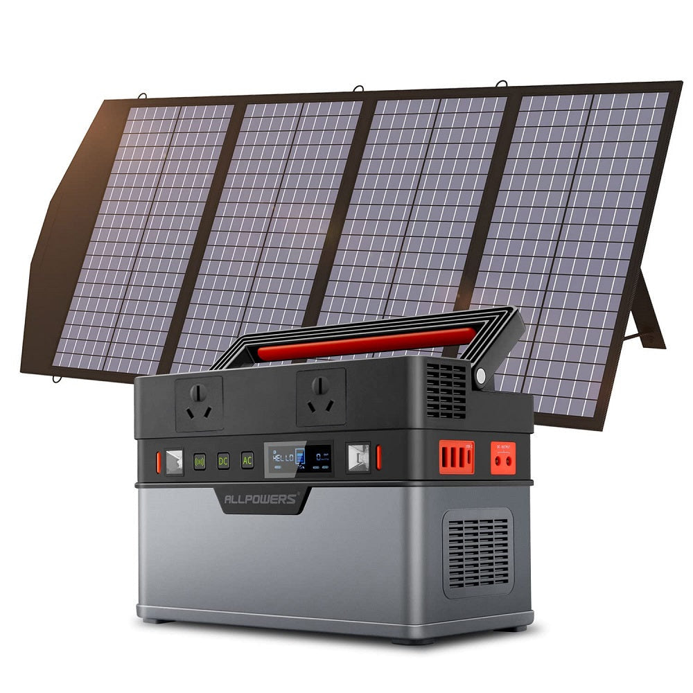 ALLPOWERS 700W Solar Generator Kit (S700 + SP029 140W Solar Panel)