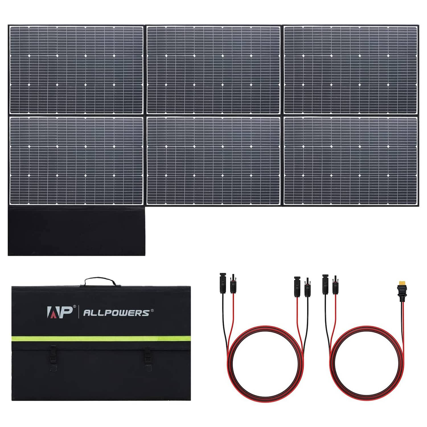 ALLPOWERS 3600W Solar Generator Kit (R4000 + SP039 600W Solar Panel)