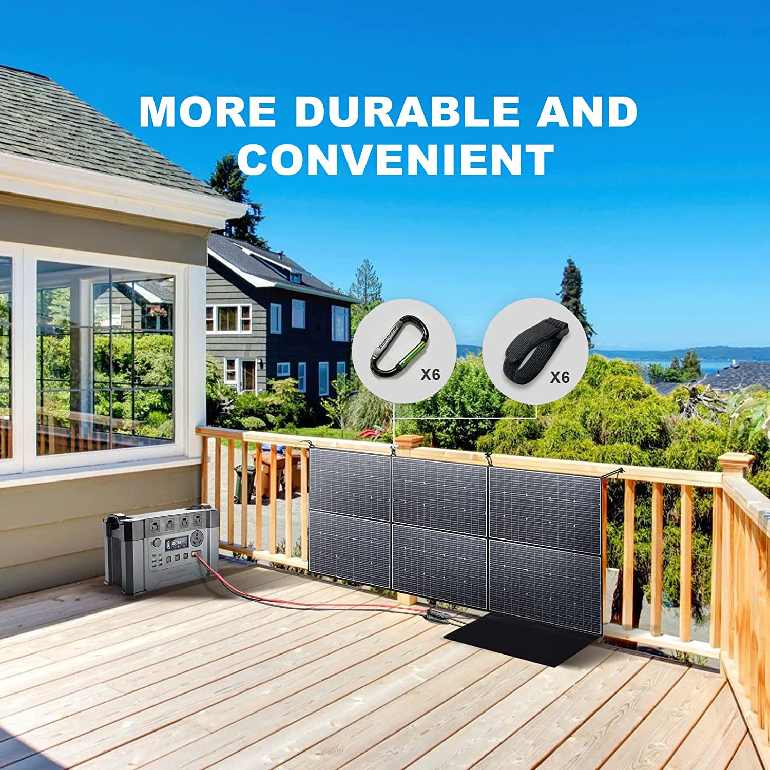 ALLPOWERS 3600W Solar Generator Kit (R4000 + SP039 600W Solar Panel)