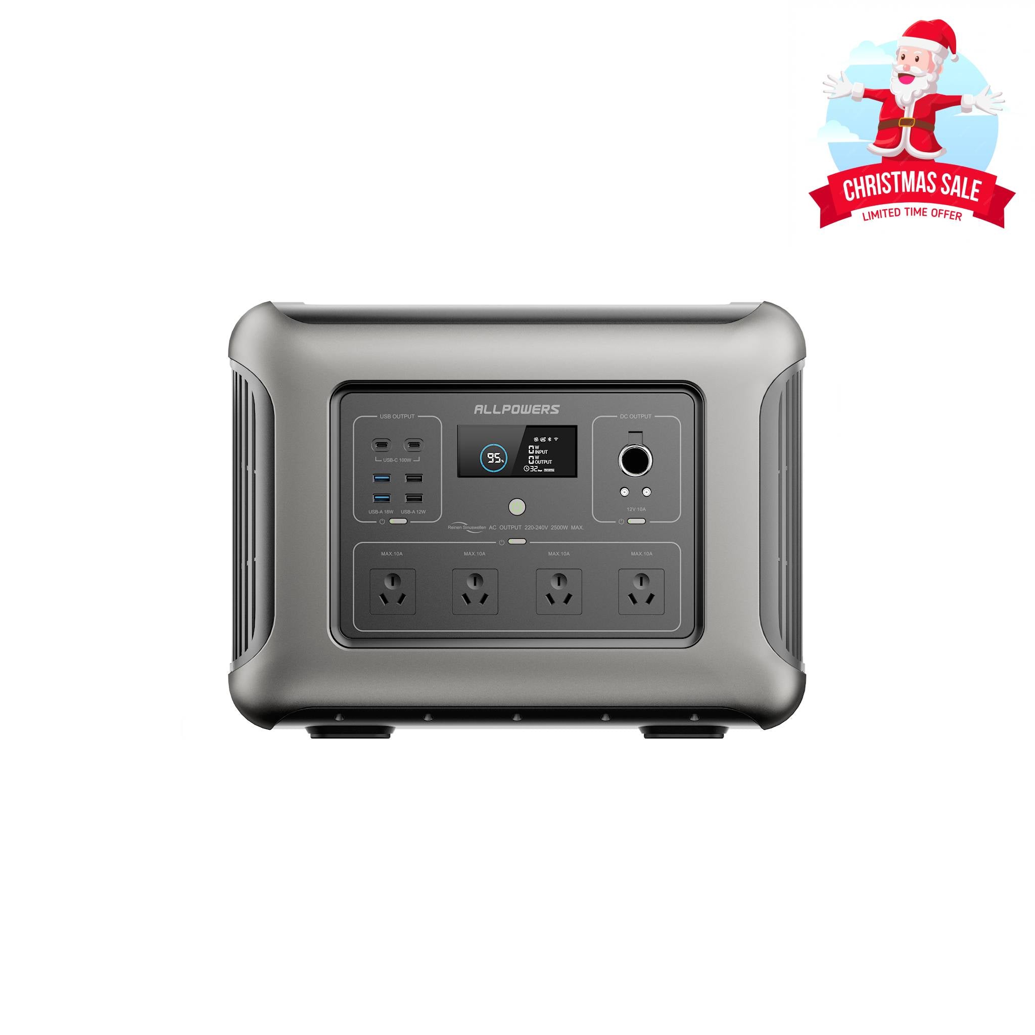 ALLPOWERS R2500 Portable Home Backup Power Station 2500W 2016Wh