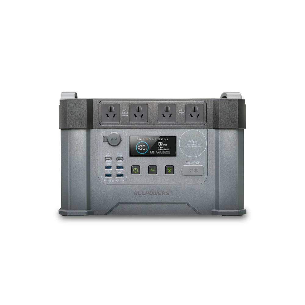 ALLPOWERS 2400W Solar Generator Kit (S2000 Pro + SOLAX SE100 100W Solar Panel)