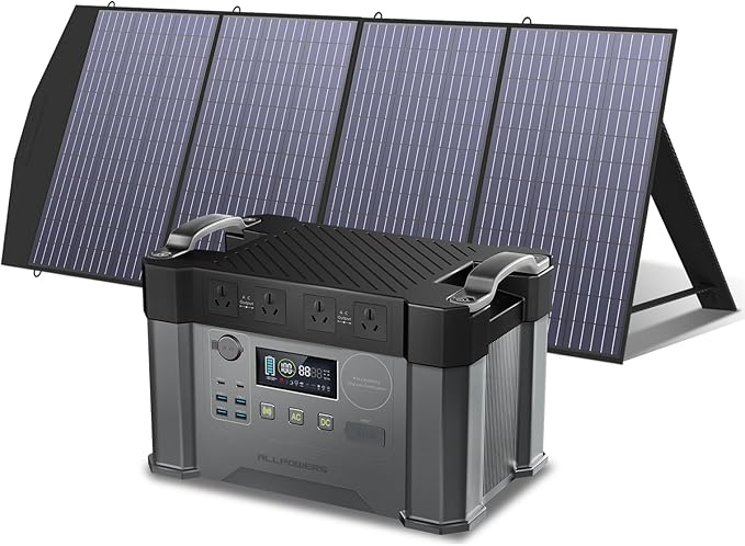 ALLPOWERS 2400W Solar Generator Kit (S2000 Pro + SP033 200W Solar Panel)