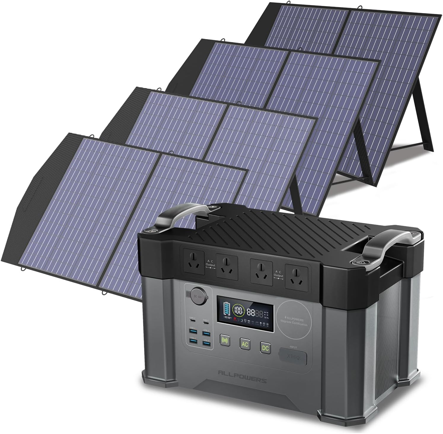 ALLPOWERS 2400W Solar Generator Kit (S2000 Pro + SP027 100W Solar Panel)