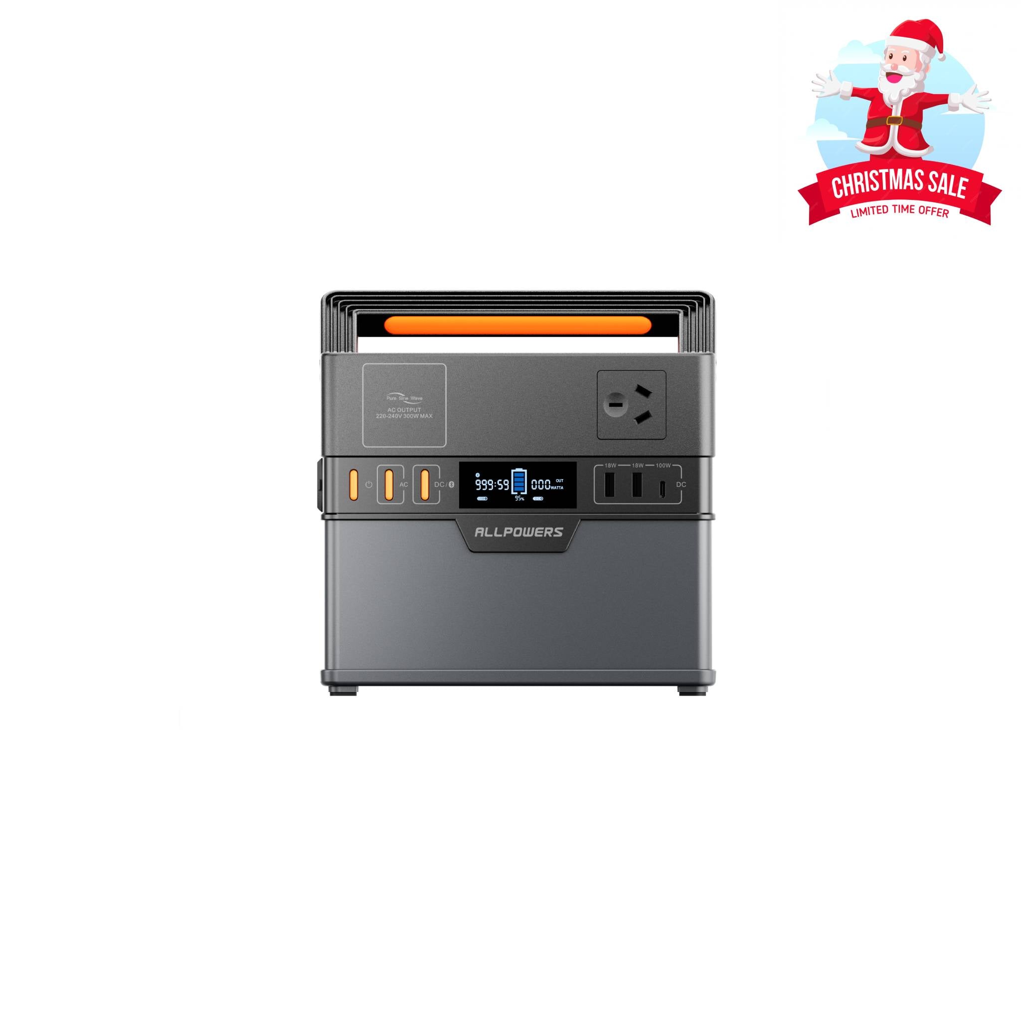 ALLPOWERS S300 PLUS Portable Power Station 300W 288Wh