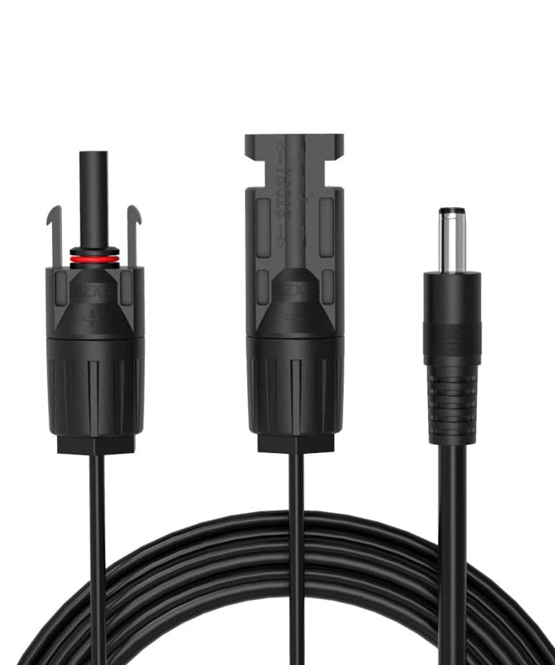 ALLPOWERS Solar Extension Cable With 5521 Connectors (1.5M 16AWG with Solar Connectors)