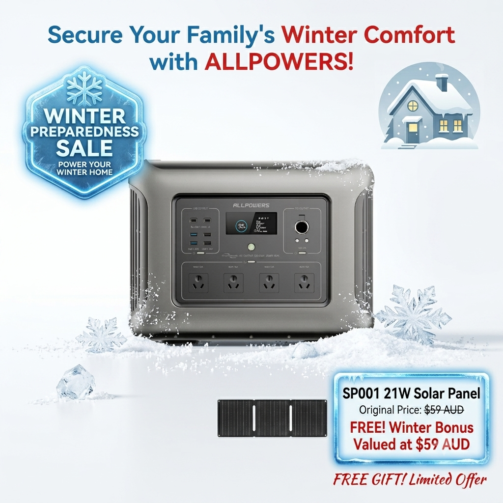 ALLPOWERS R2500 V2 Portable Home Backup Power Station 2500W 1920Wh