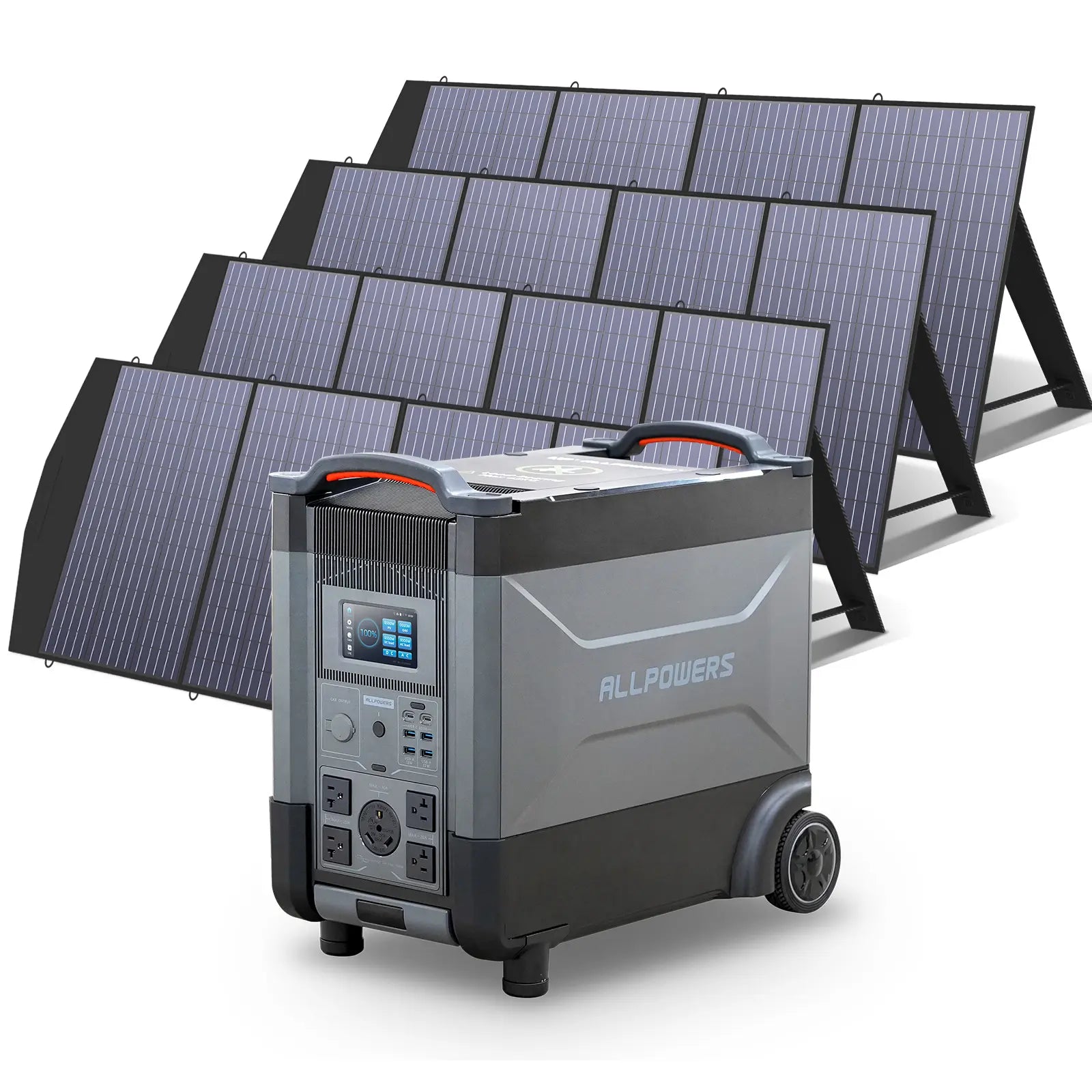 ALLPOWERS 3600W Solar Generator Kit (R4000 + SP033 200W Solar Panel)