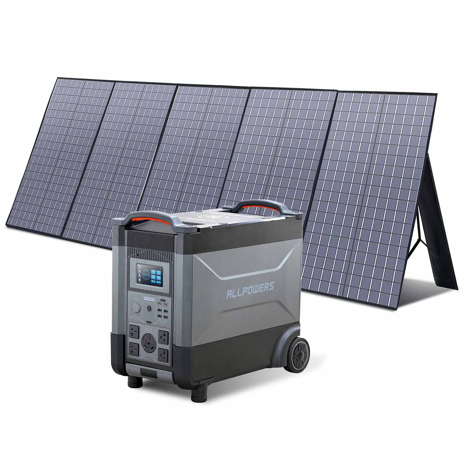 ALLPOWERS 3600W Solar Generator Kit (R4000 + SP037 400W Solar Panel)