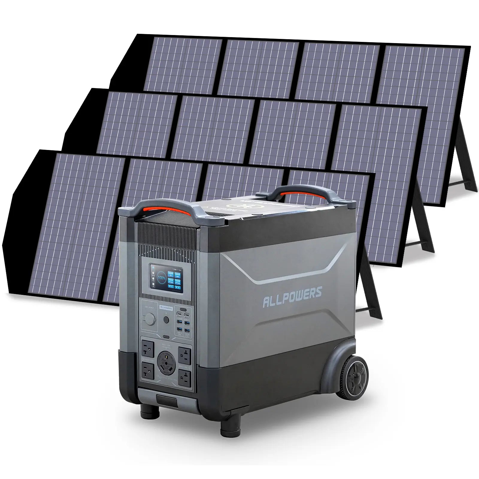 ALLPOWERS 3600W Solar Generator Kit (R4000 + SP029 140W Solar Panel)