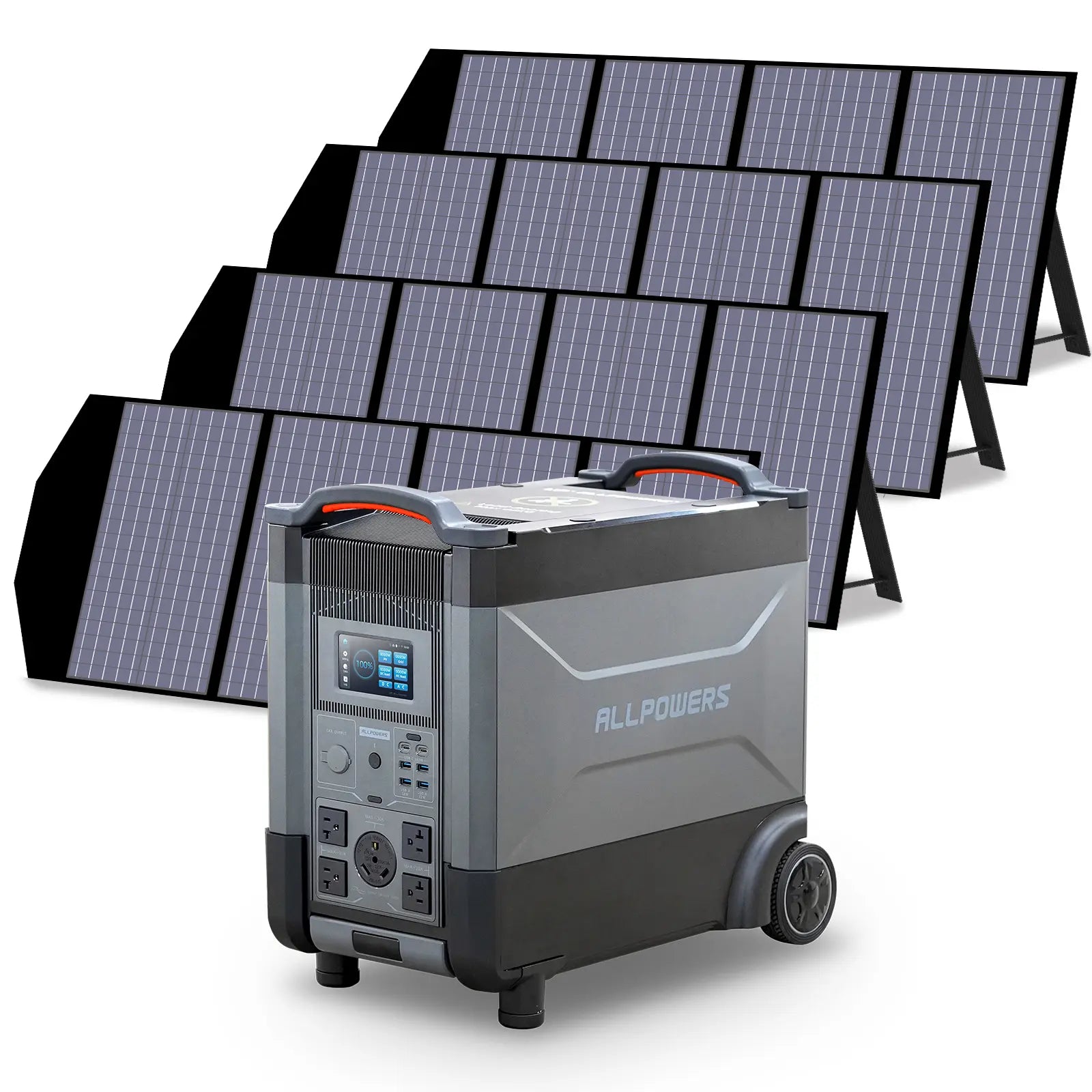 ALLPOWERS 3600W Solar Generator Kit (R4000 + SP029 140W Solar Panel)