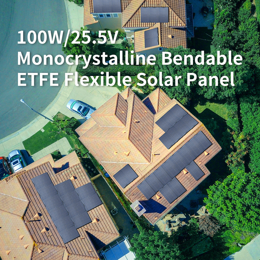 ALLPOWERS SF100 Monocrystalline Flexible Solar Panel 100W