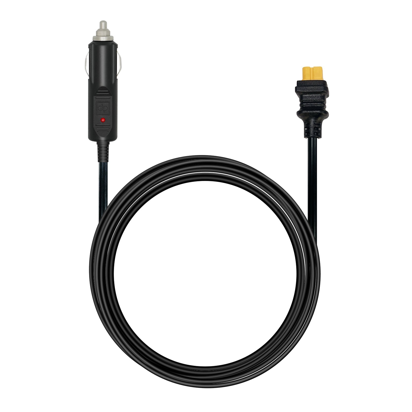 ALLPOWERS Car Charger to XT60 1.5M/4.9FT Cable for R600/R1500/R2500/S1500 PLUS/S300 PLUS/S2000 Pro