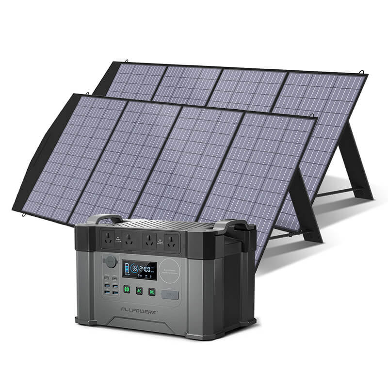 ALLPOWERS 2400W Solar Generator Kit (S2000 Pro + SP033 200W Solar Panel)