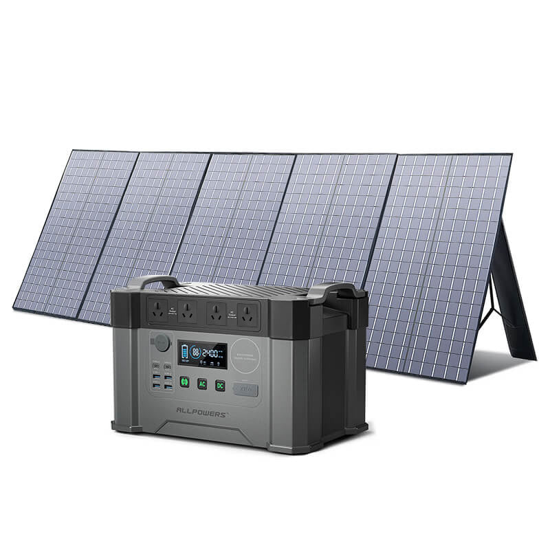 ALLPOWERS 2400W Solar Generator Kit (S2000 Pro + SP037 400W Solar Panel)