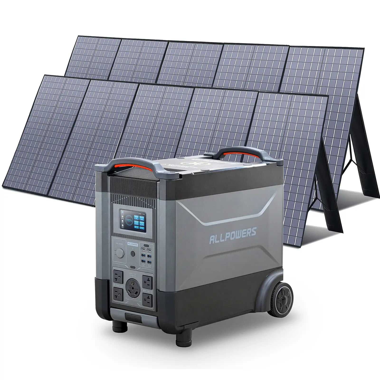 ALLPOWERS 3600W Solar Generator Kit (R4000 + SP037 400W Solar Panel)