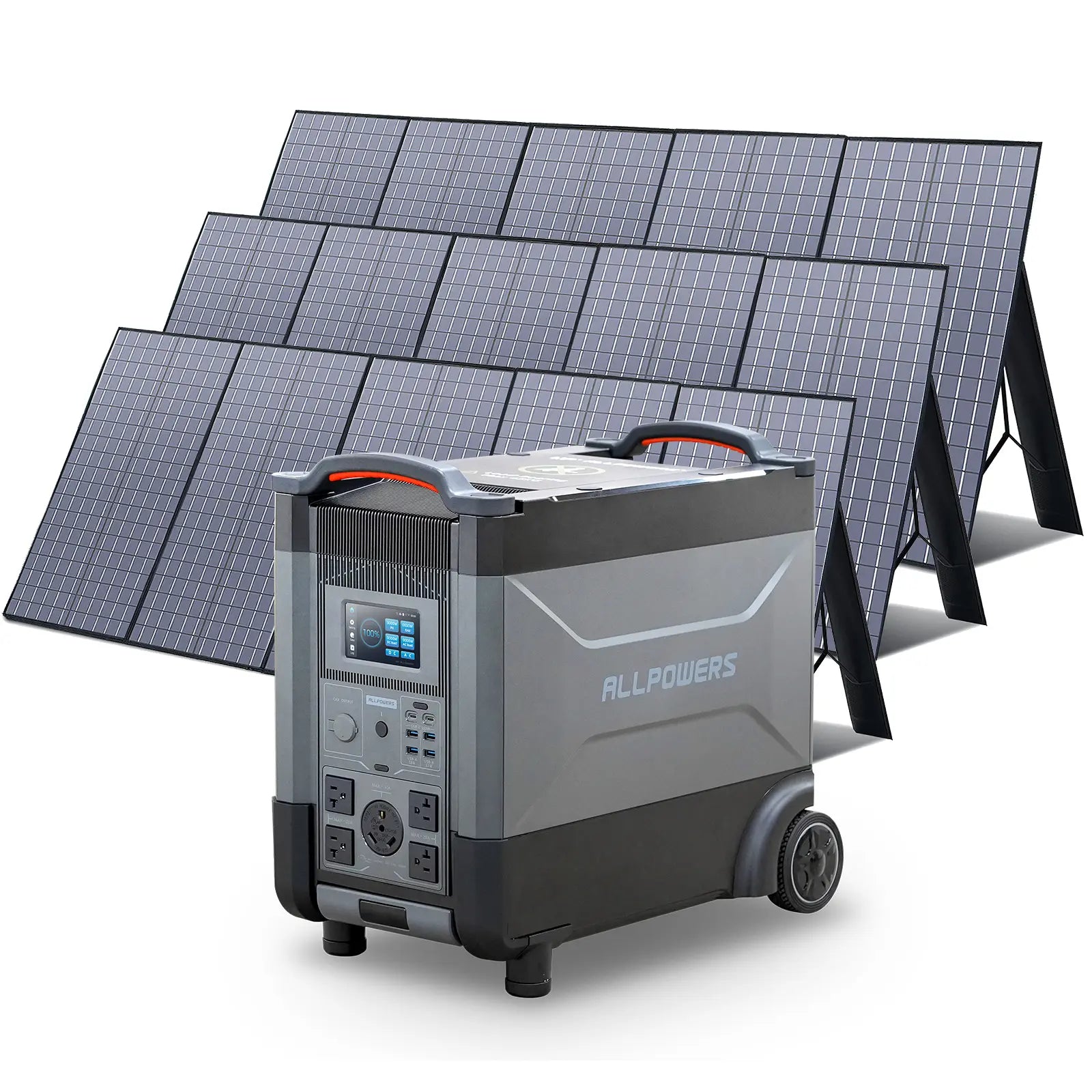 ALLPOWERS 3600W Solar Generator Kit (R4000 + SP037 400W Solar Panel)