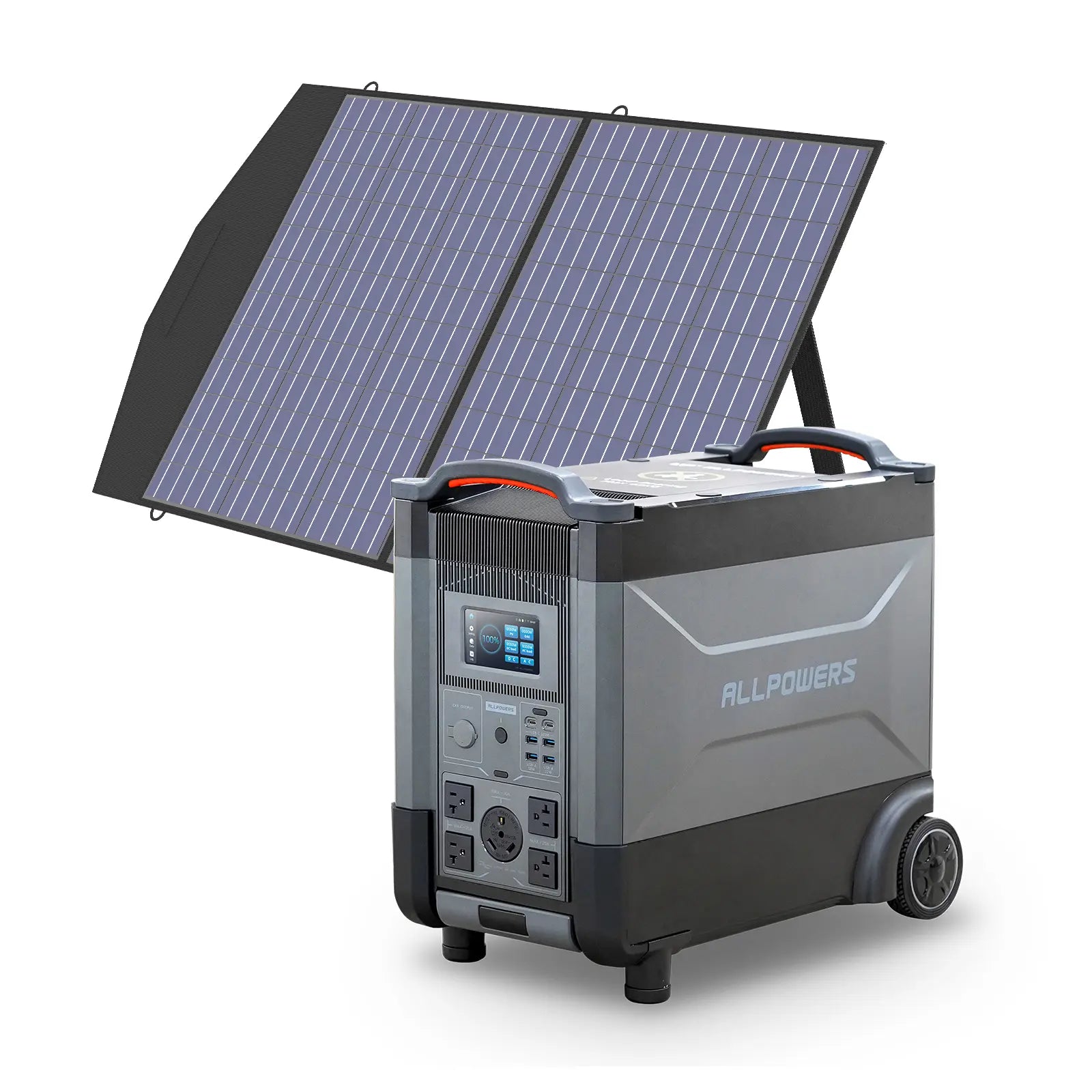 ALLPOWERS 3600W Solar Generator Kit (R4000 + SP027 100W Solar Panel)