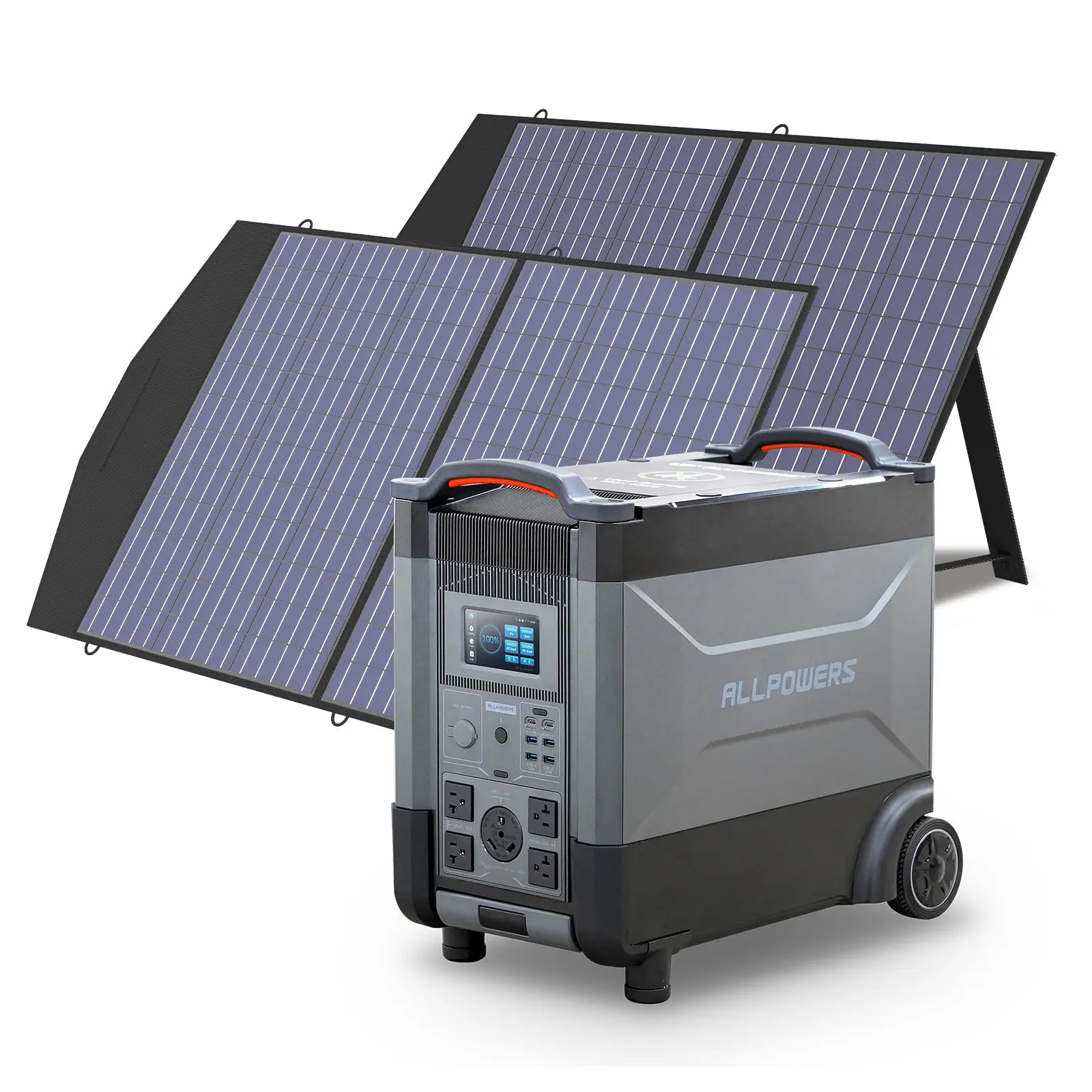 ALLPOWERS 3600W Solar Generator Kit (R4000 + SP027 100W Solar Panel)