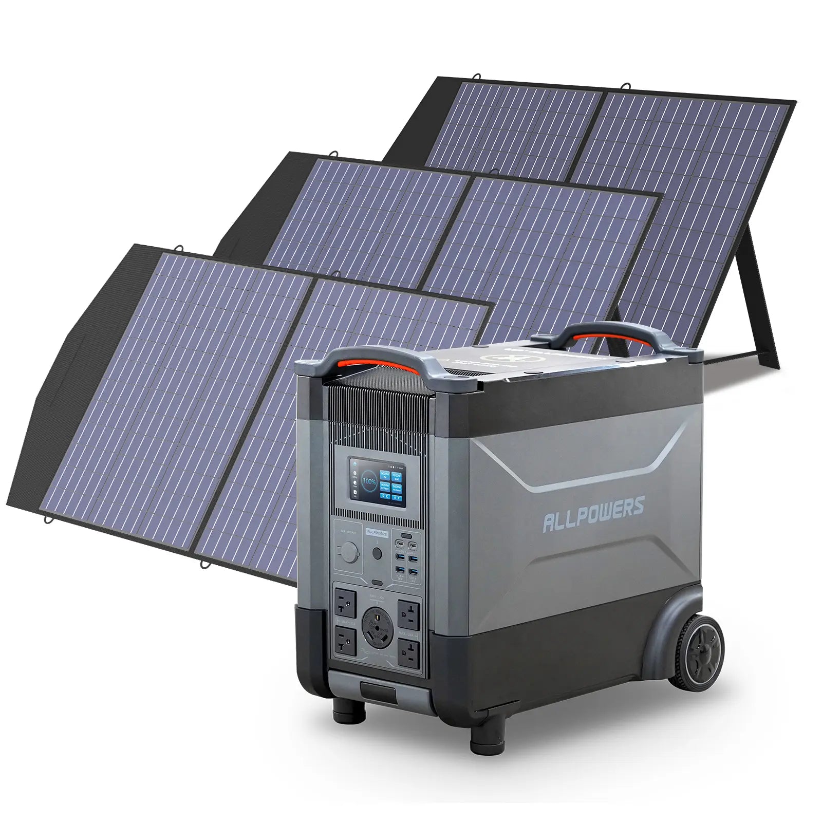 ALLPOWERS 3600W Solar Generator Kit (R4000 + SP027 100W Solar Panel)