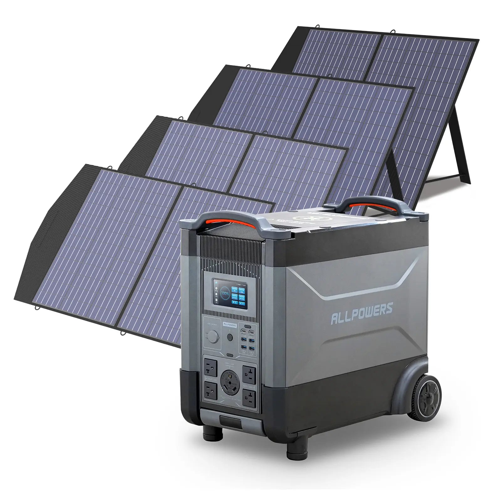ALLPOWERS 3600W Solar Generator Kit (R4000 + SP027 100W Solar Panel)