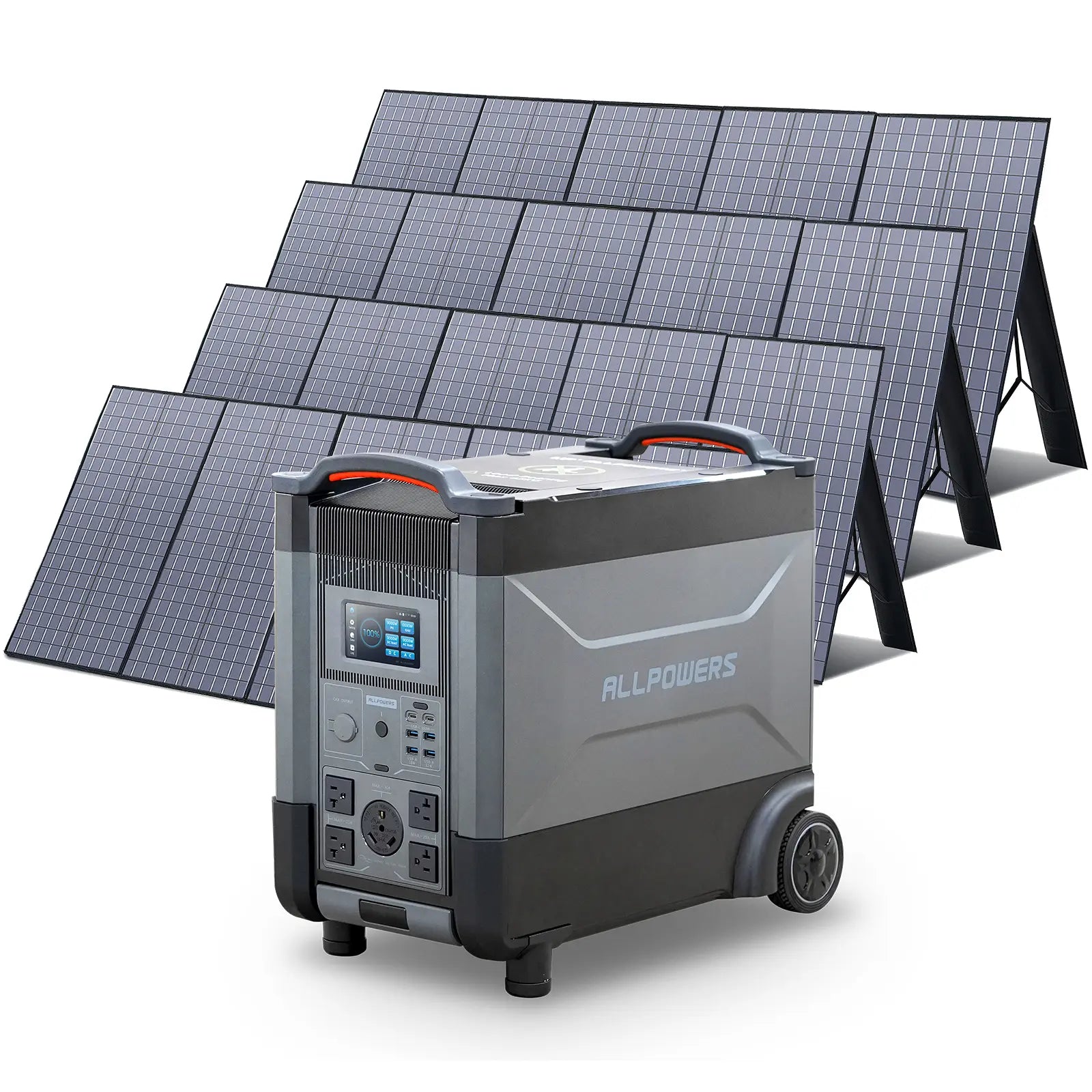ALLPOWERS 3600W Solar Generator Kit (R4000 + SP037 400W Solar Panel)