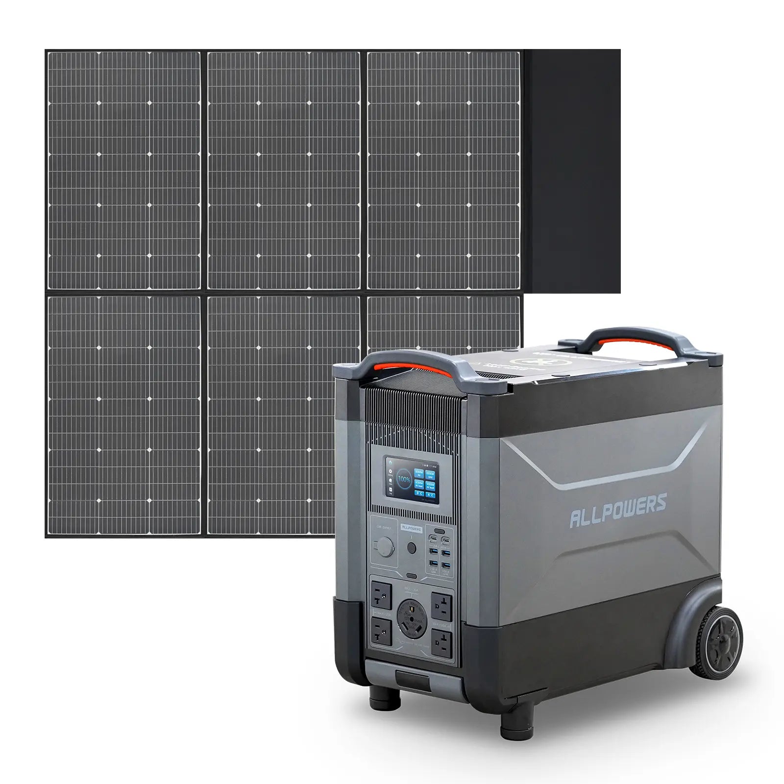 ALLPOWERS 3600W Solar Generator Kit (R4000 + SP039 600W Solar Panel)