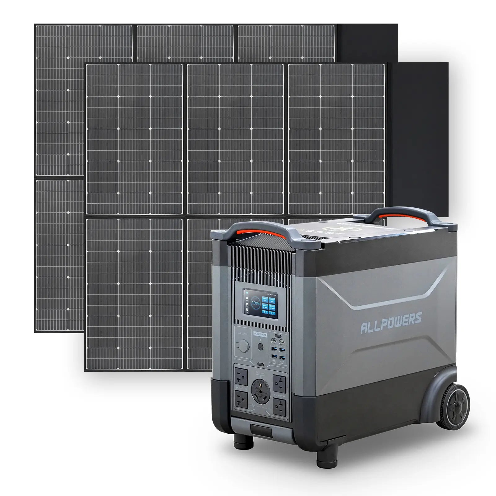 ALLPOWERS 3600W Solar Generator Kit (R4000 + SP039 600W Solar Panel)