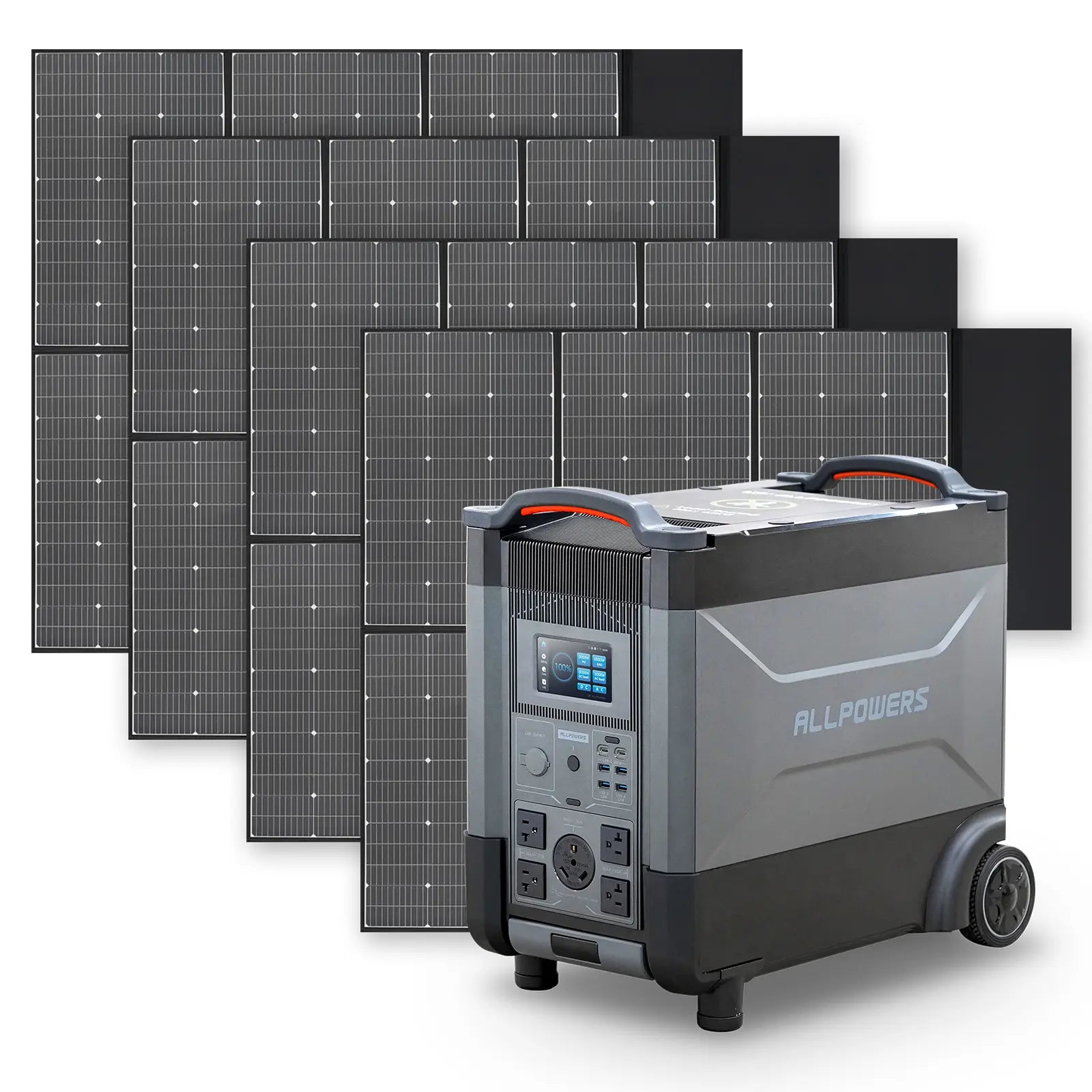 ALLPOWERS 3600W Solar Generator Kit (R4000 + SP039 600W Solar Panel)