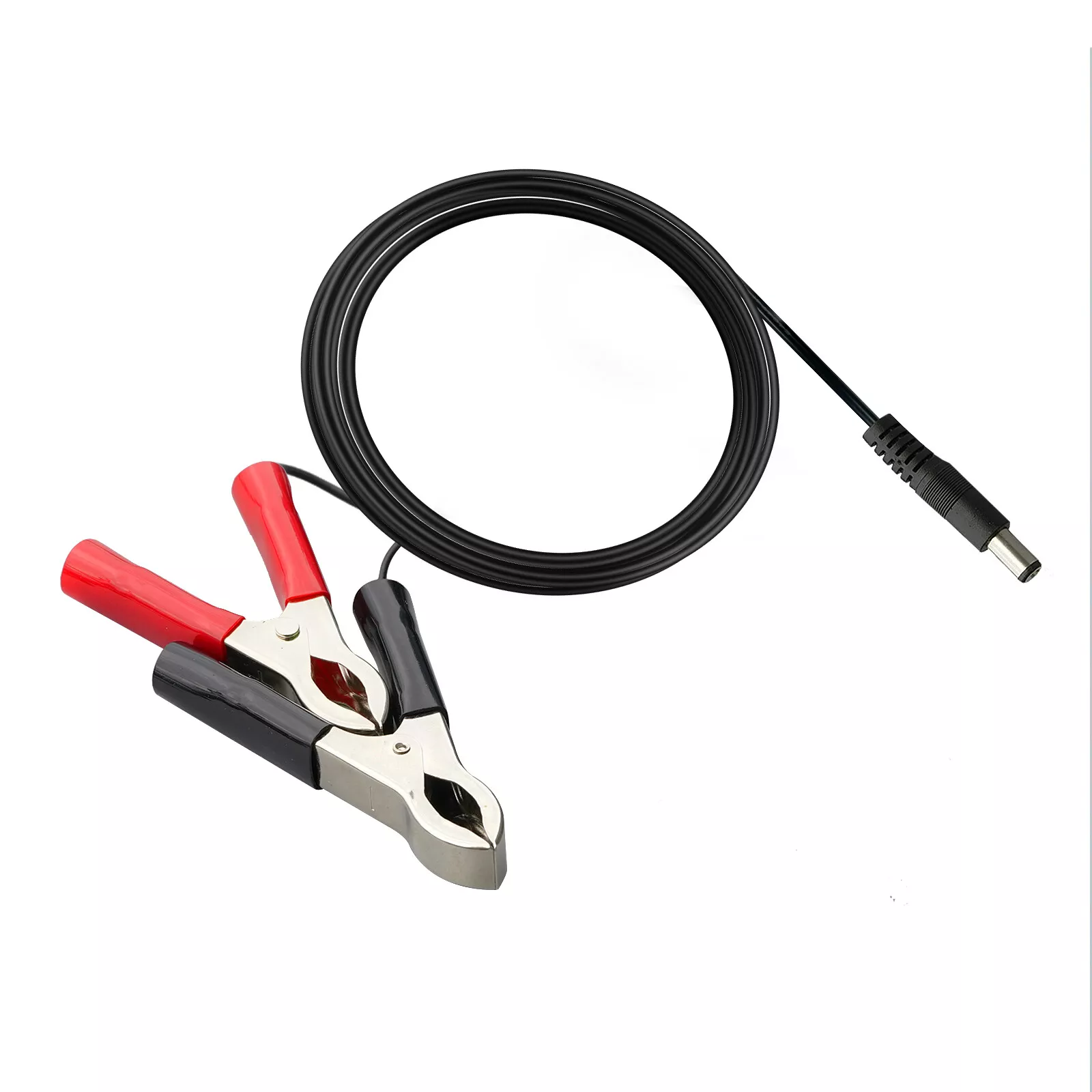 🎁 ALLPOWERS 12V Battery Alligator Clips Car Charger Power Supply Cord Connector DC 5.5x2.5 mm (100% off)