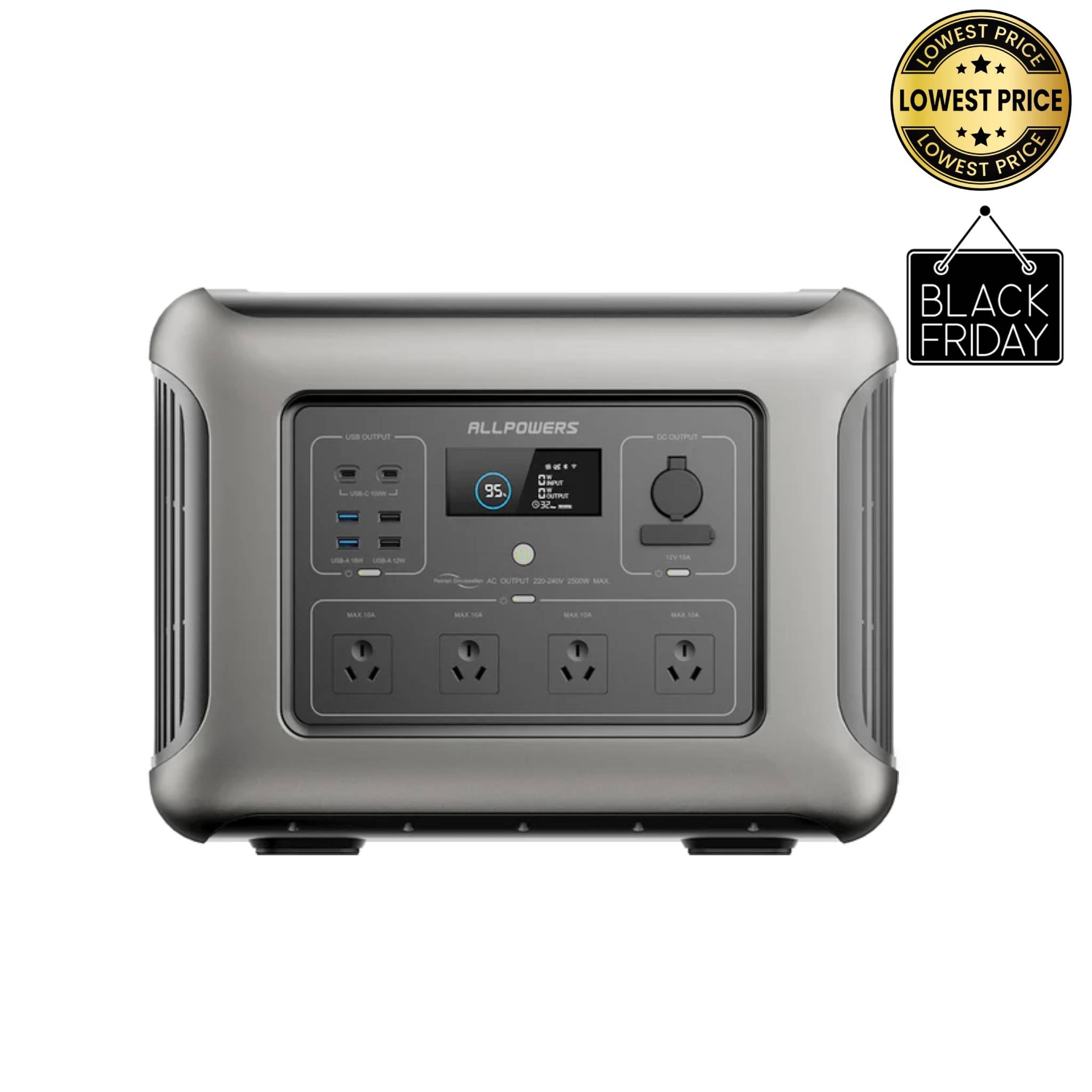 ALLPOWERS R2500 Portable Home Backup Power Station 2500W 2016Wh