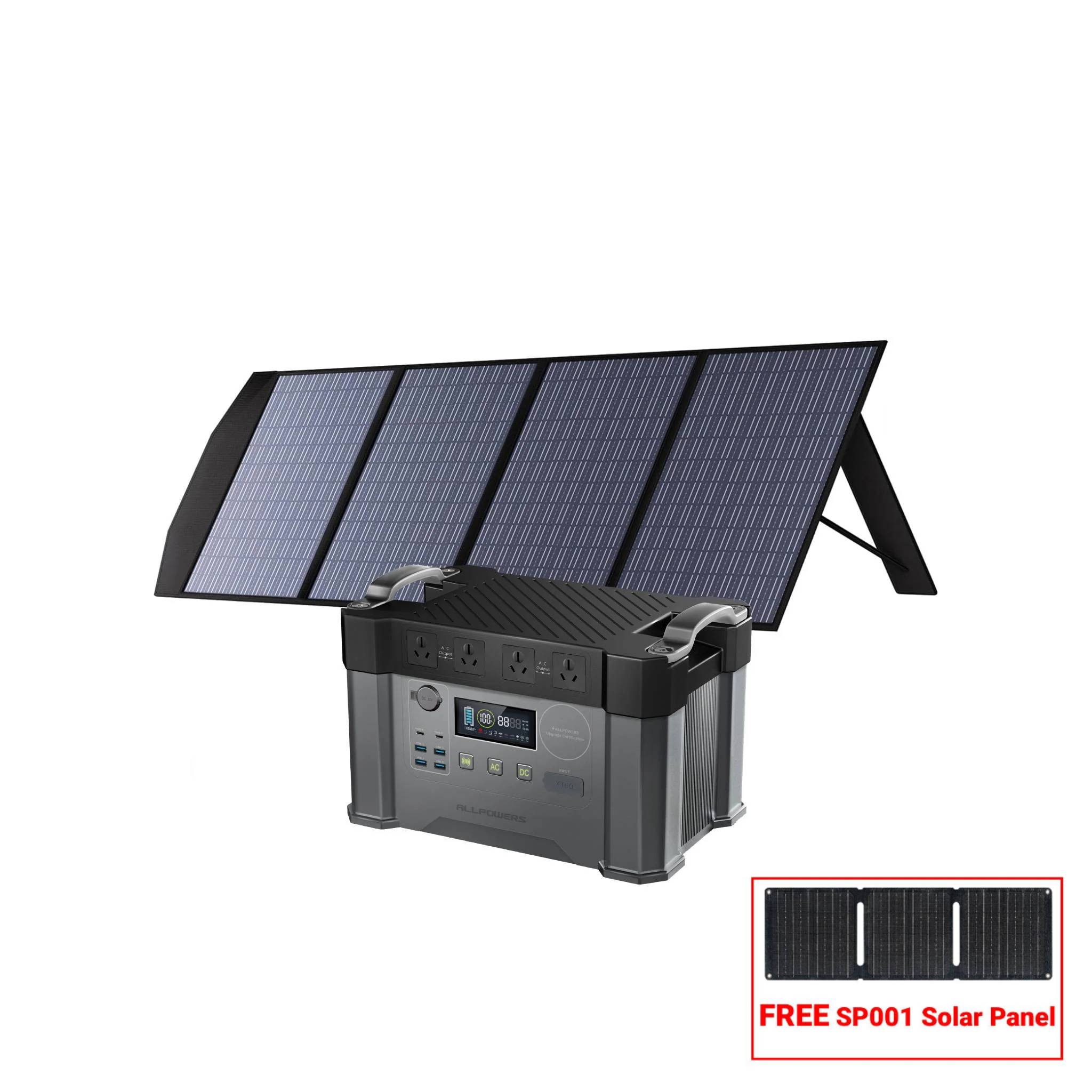ALLPOWERS 2400W Solar Generator Kit (S2000 Pro + SP033 200W Solar Panel)