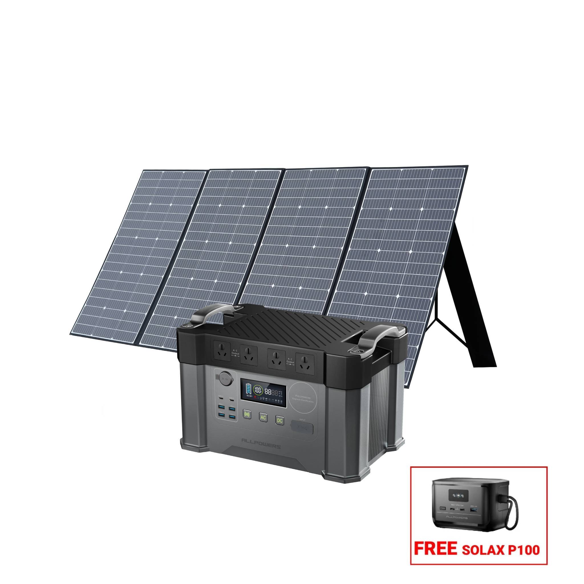 ALLPOWERS 2400W Solar Generator Kit (S2000 Pro + SP037 400W Solar Panel)