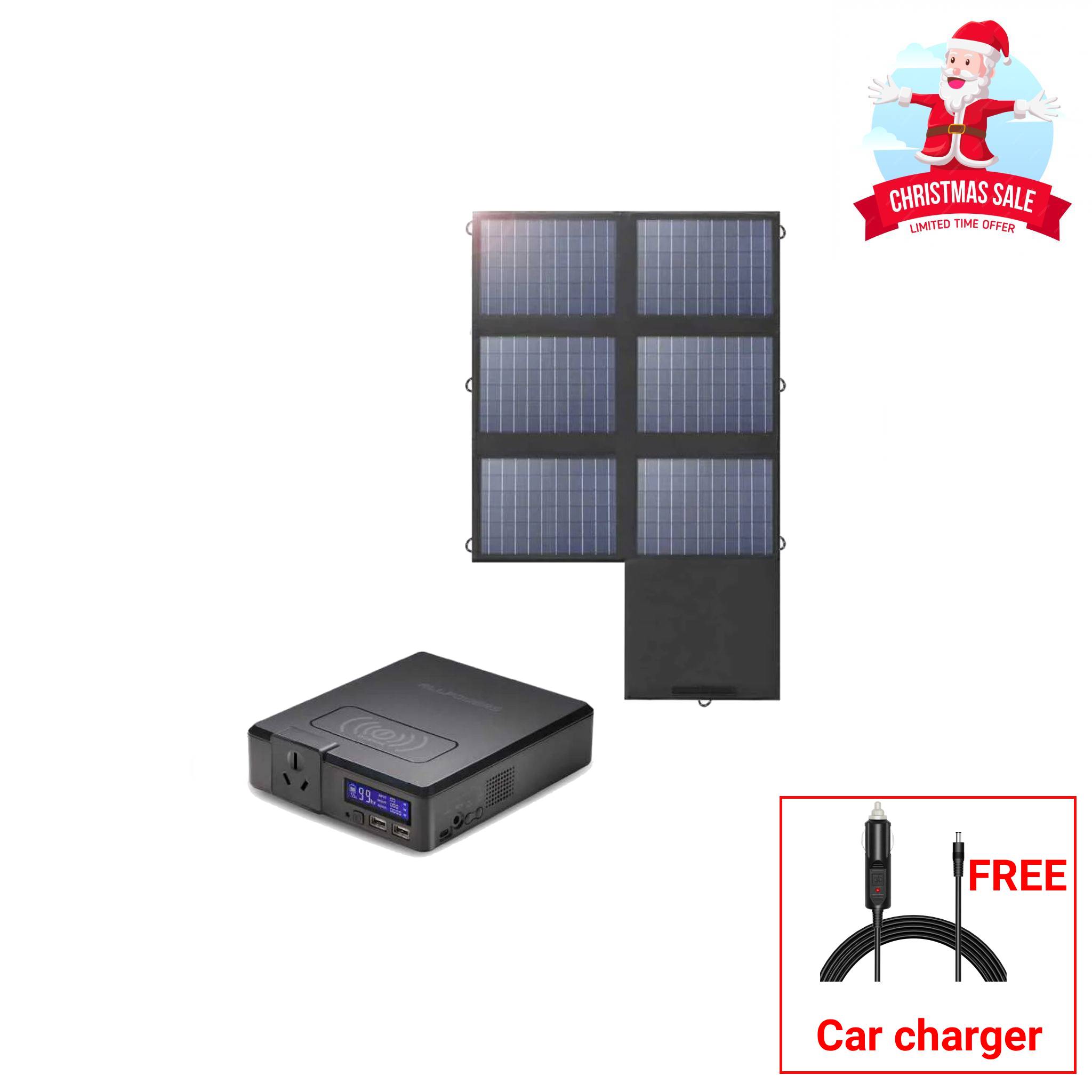 ALLPOWERS 200W Solar Generator Kit (S200 + SP026 60W Solar Panel)