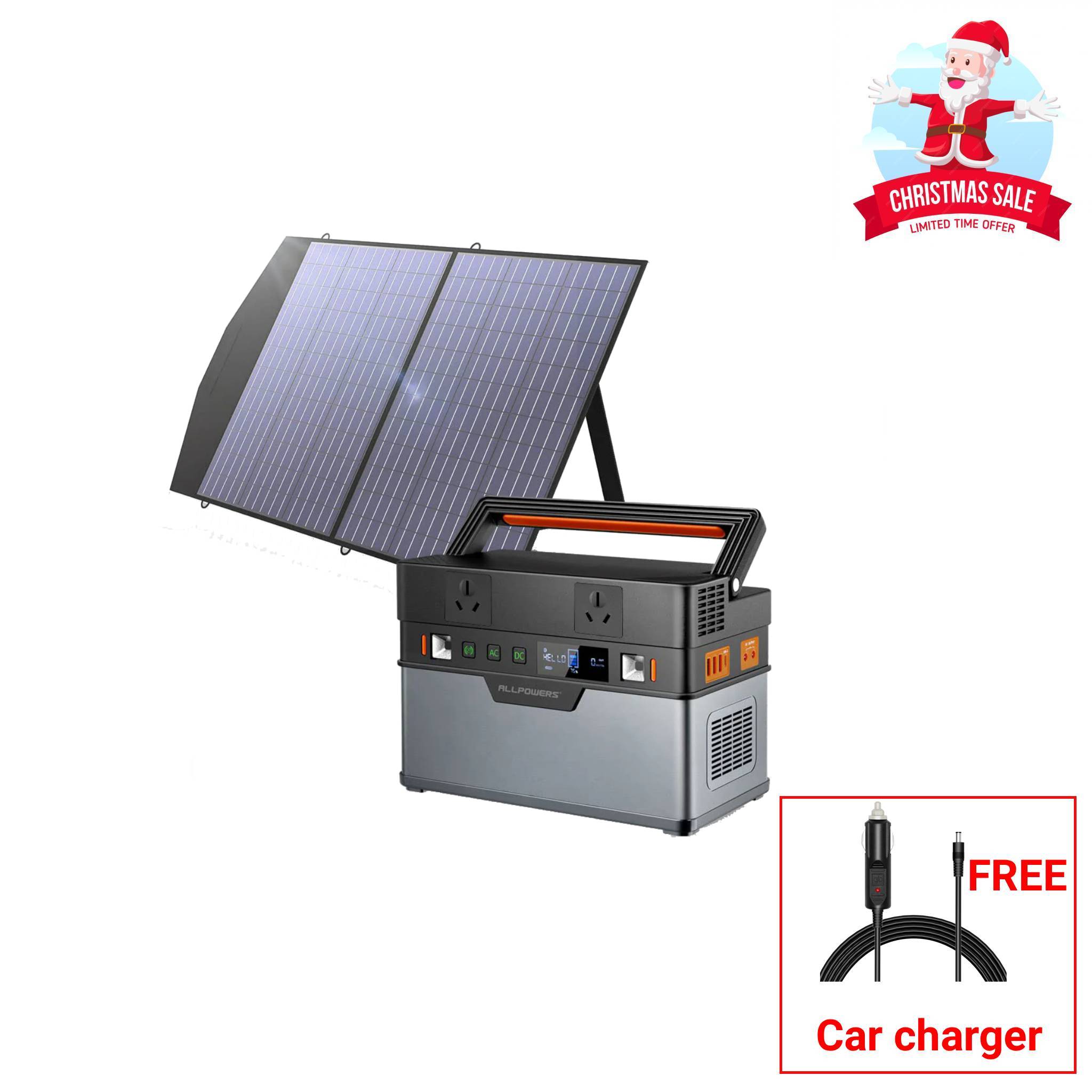 ALLPOWERS 700W Solar Generator Kit (S700 + SP027 100W Solar Panel)