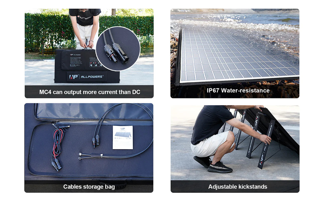 ALLPOWERS 2000W Solar Generator Kit (S2000 + SP037 400W Solar Panel)