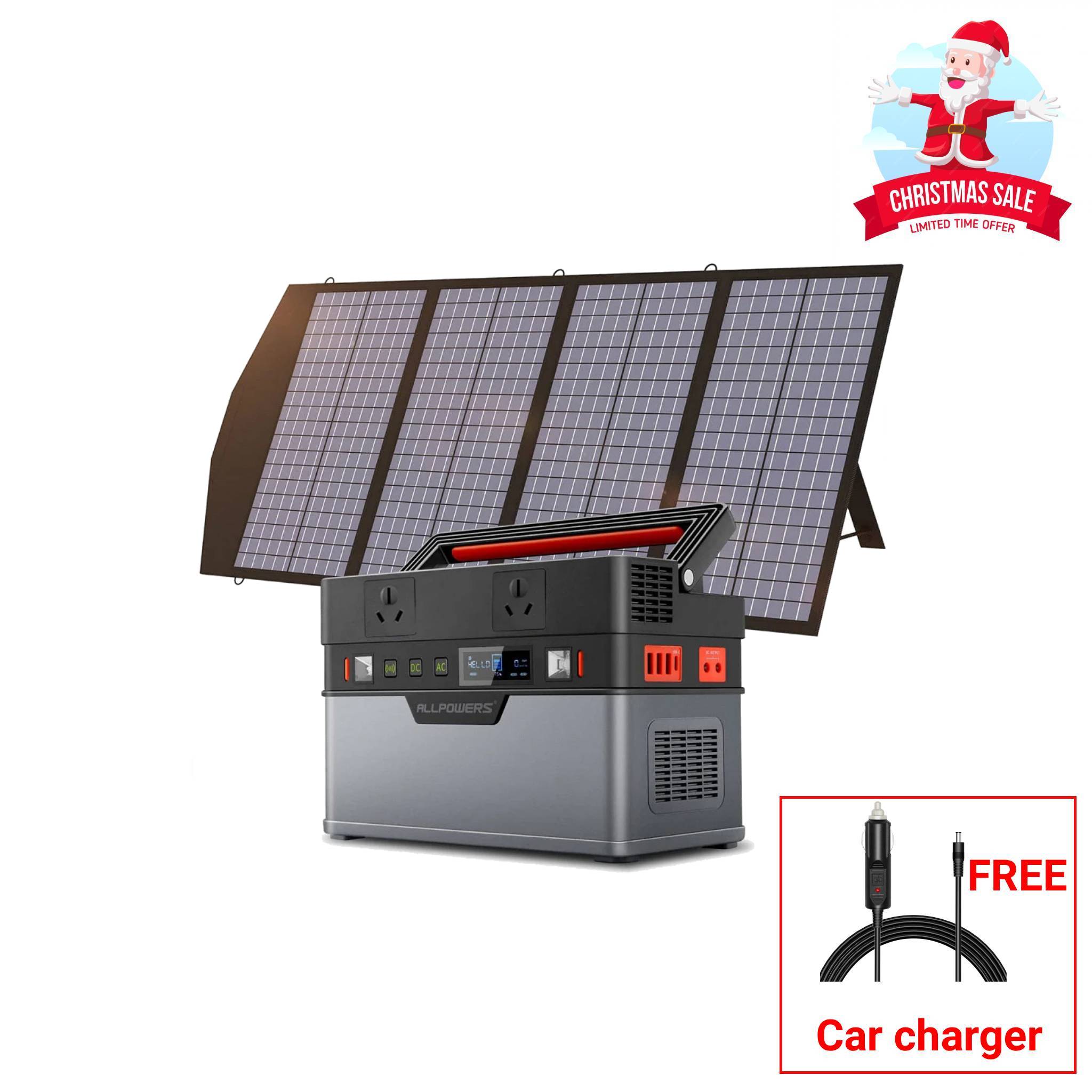 ALLPOWERS 700W Solar Generator Kit (S700 + SP029 140W Solar Panel)