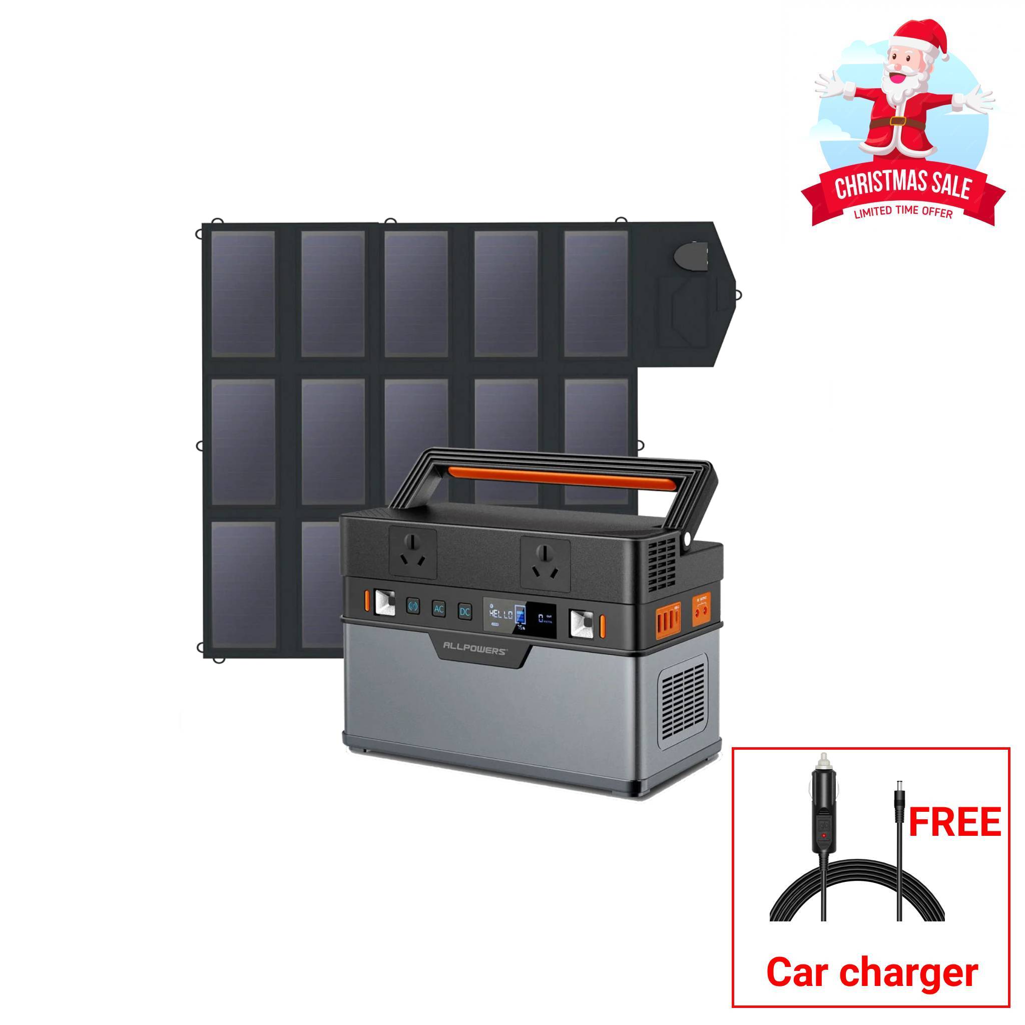 ALLPOWERS 700W Solar Generator Kit (S700 + SP012 100W Solar Panel)