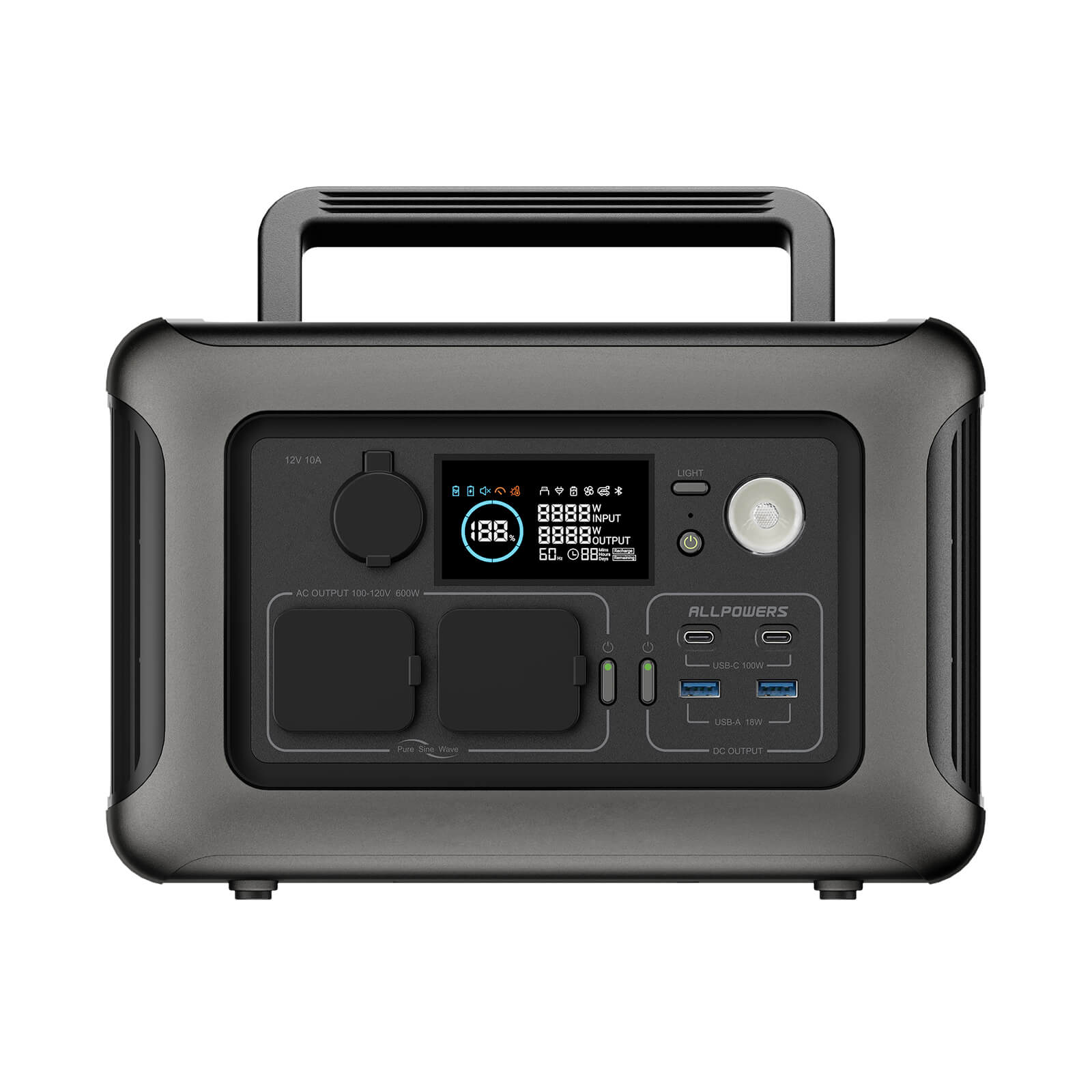 🎁 ALLPOWERS R600 Portable Power Station 600W 299Wh LiFeP04 Battery (100% off)