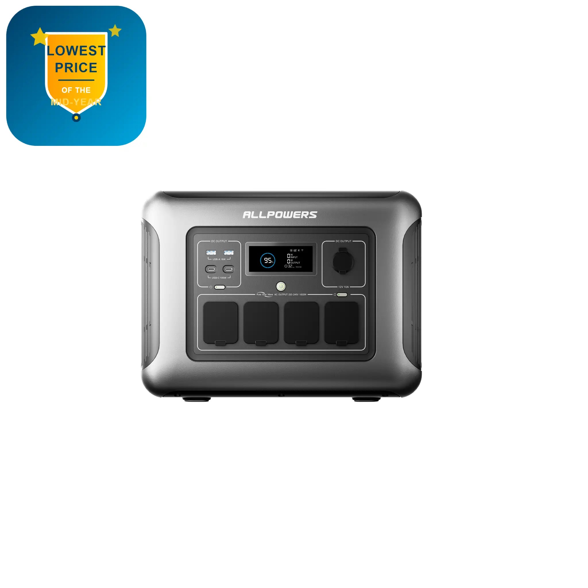 ALLPOWERS R1500 LITE Portable Power Station 1600W 1056Wh