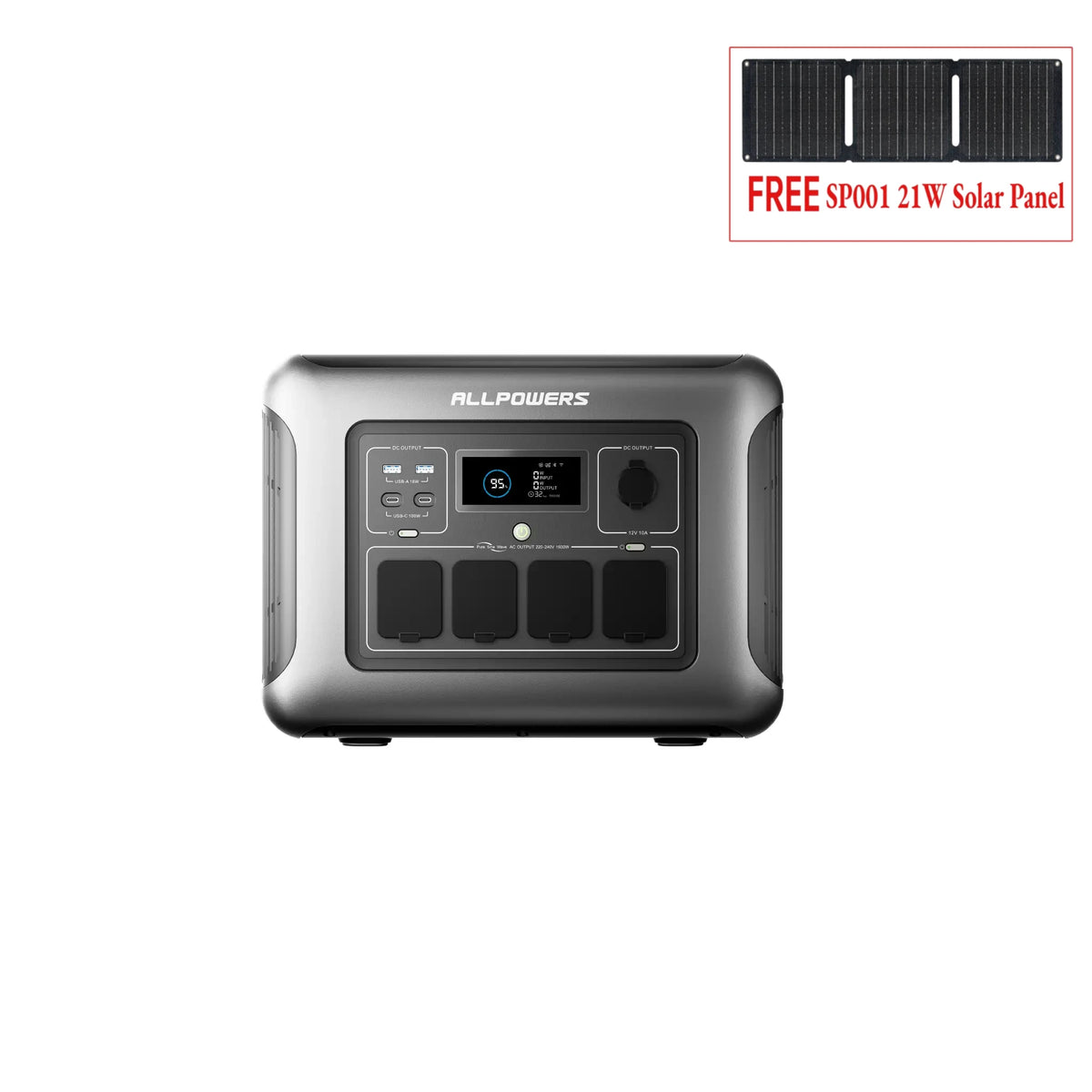 ALLPOWERS R1500 LITE Portable Power Station 1600W 1056Wh