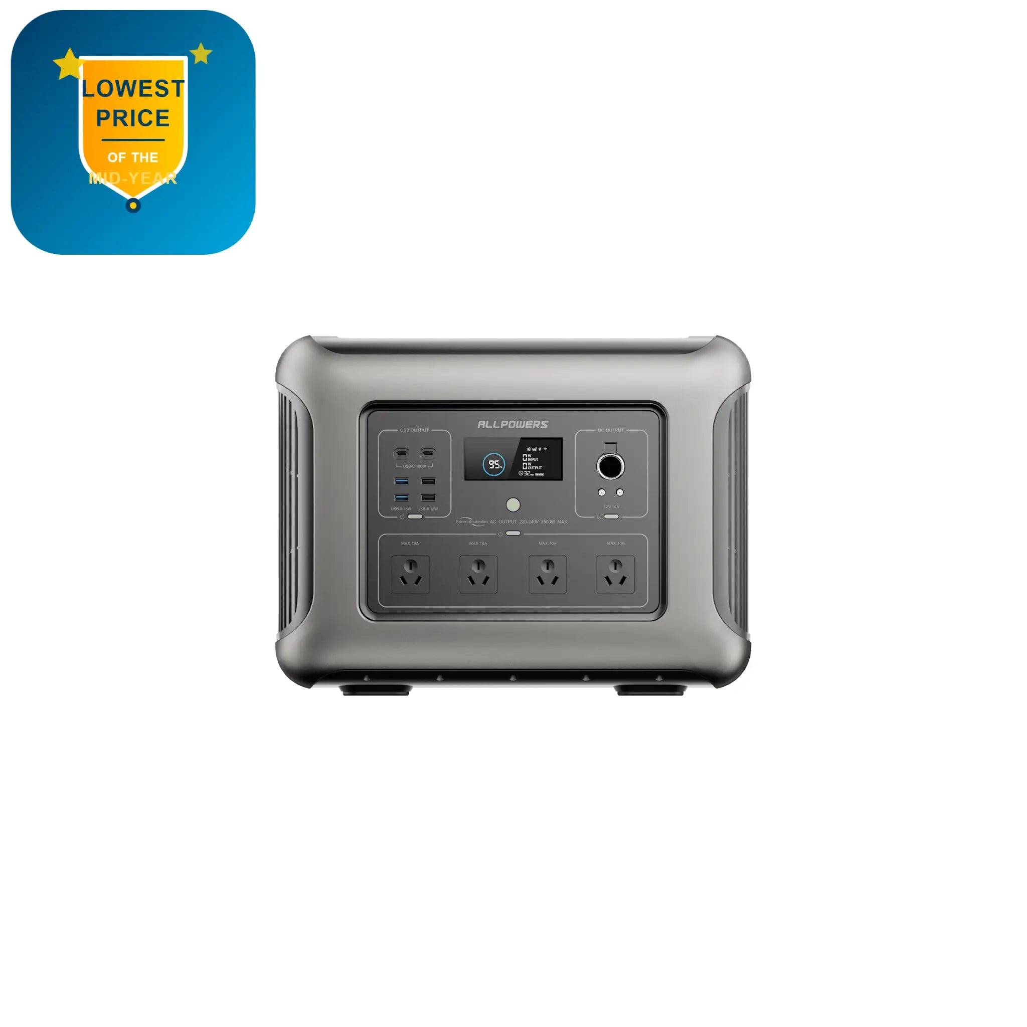 ALLPOWERS R2500 V2 Portable Home Backup Power Station 2500W 1920Wh
