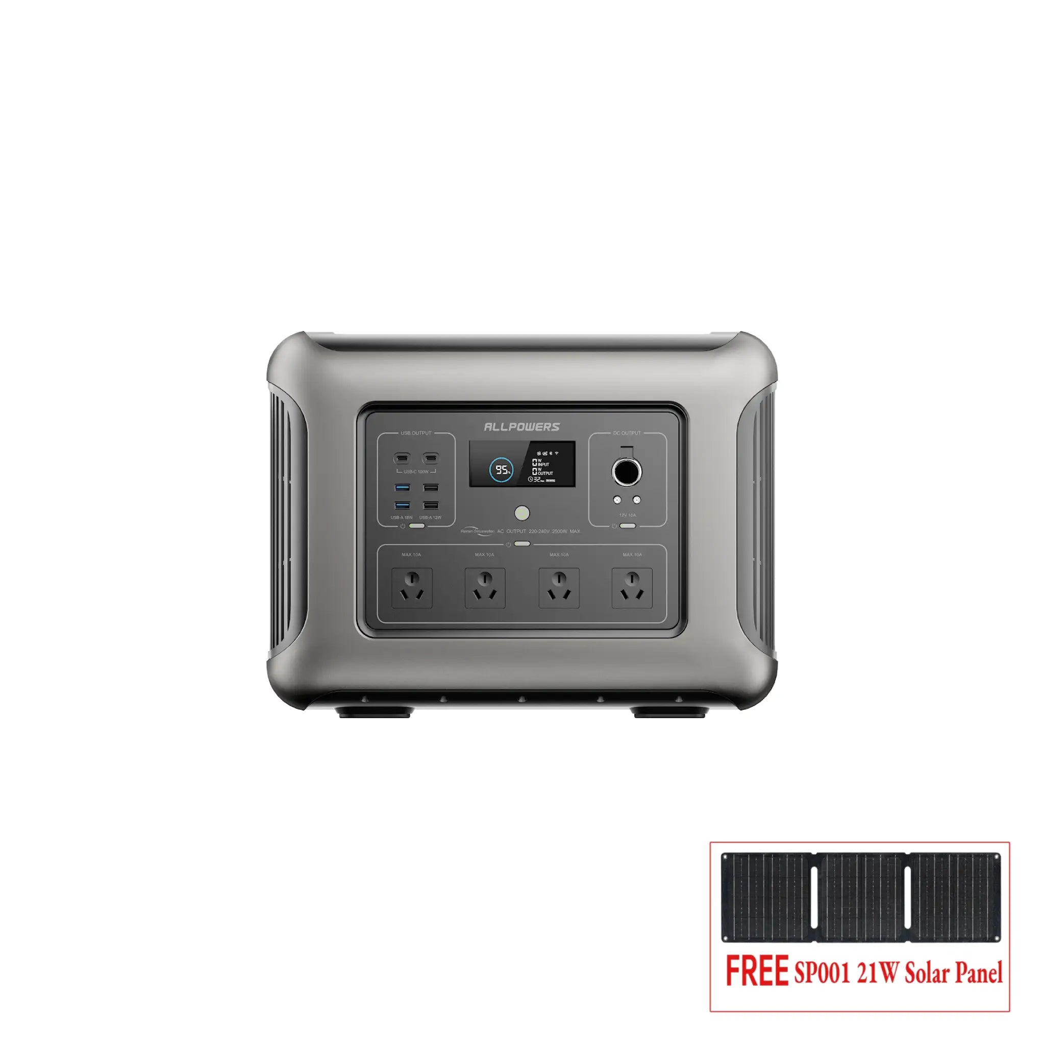 ALLPOWERS R2500 V2 Portable Home Backup Power Station 2500W 1920Wh
