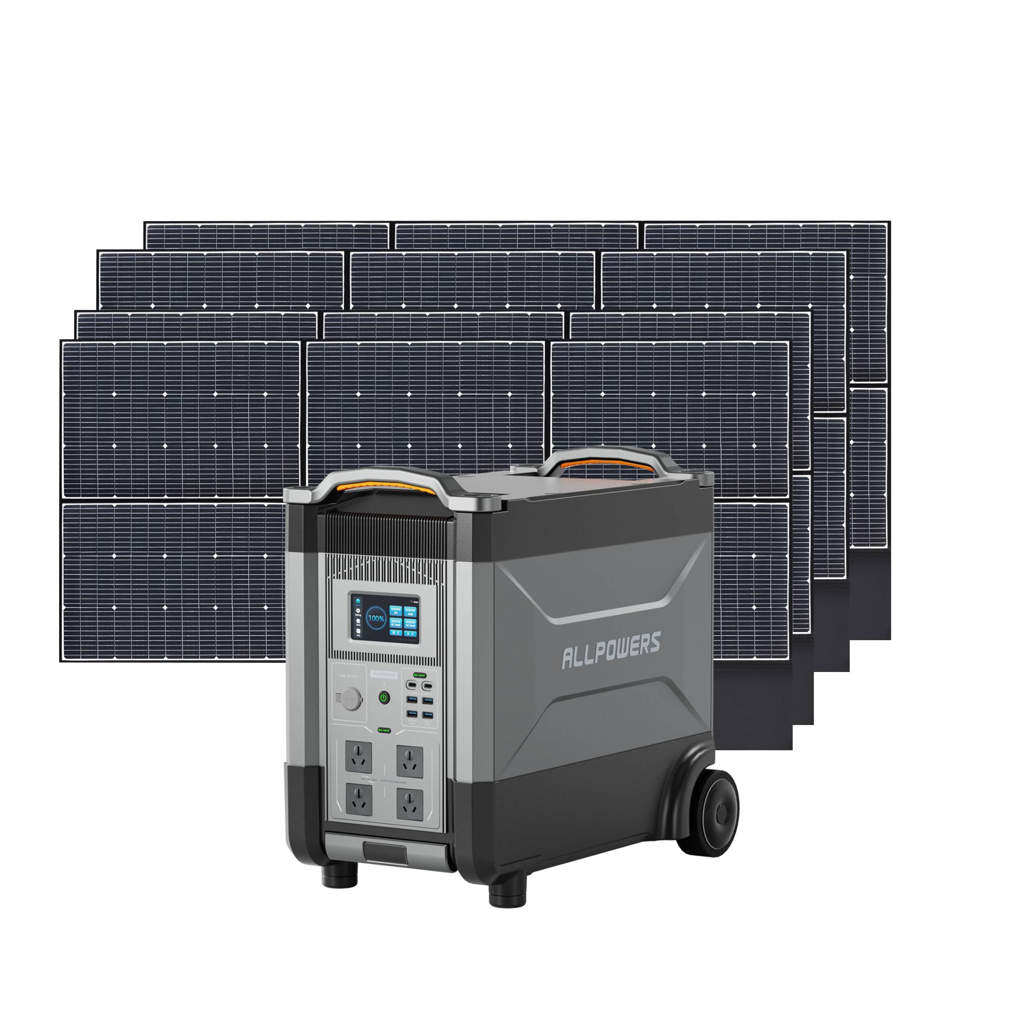 ALLPOWERS 3600W Solar Generator Kit (R4000 V2 + SP039 600W Solar Panel)